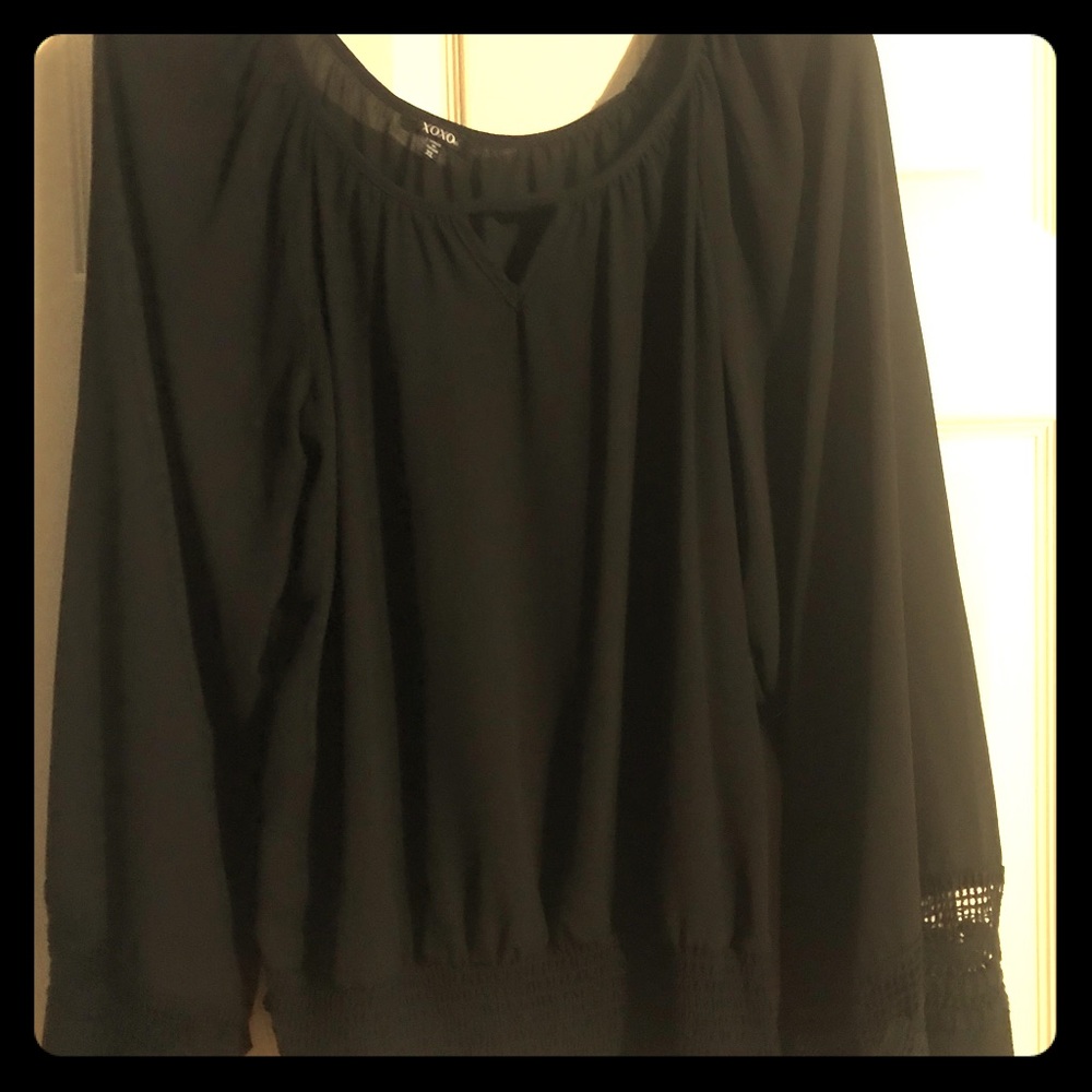 Women’s black blouse